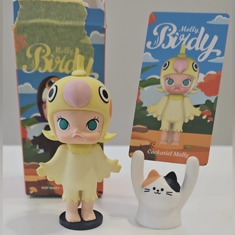 Extremely Rare Pop Mart x Kennyswork “Cockatiel Molly” Birdy Series